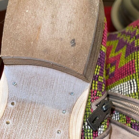 Sam Edelman Putnam Southwestern Aztec Booties Size 11 - Picture 10 of 11